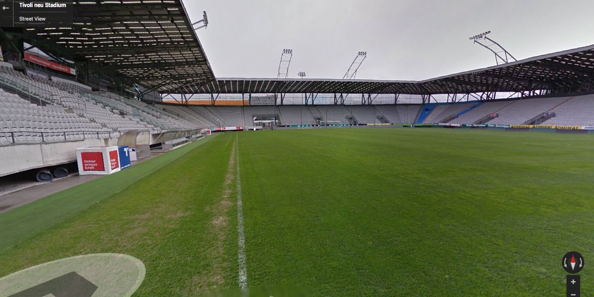 Google Street View für weitere österreichische Fußballstadien