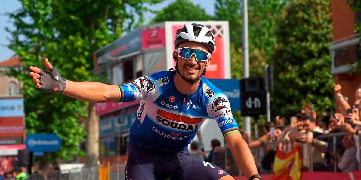 Alaphilippe feiert Solosieg auf zwölfter Giro Etappe Mehr Sport