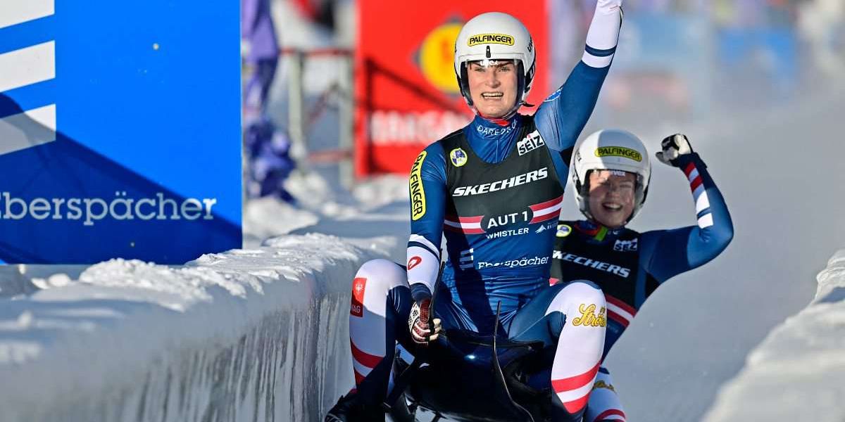 Perfekter Start in Rodel WM ÖRV Gold im Mixed Doppelsitzer