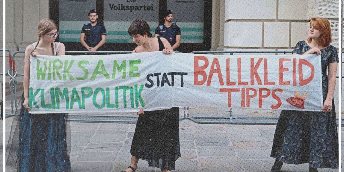 Fridays for Future demonstrierte vor ÖVP Zentrale fürs Klima Video