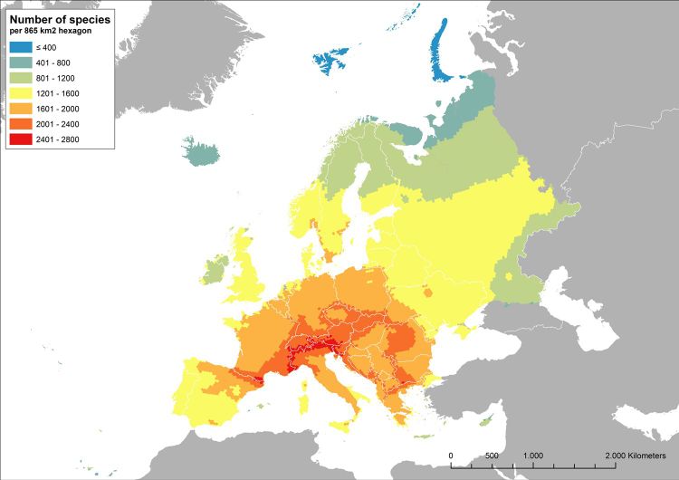 Artensterben in Europa, IUCN