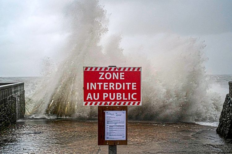 Frankreich Unwetter Sturm Flut