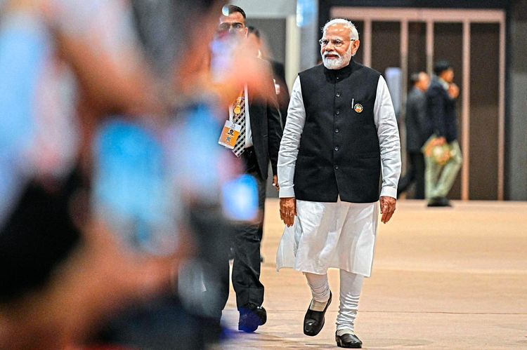 Indiens Premierminister Narenda Modi beim G20-Gipfel.