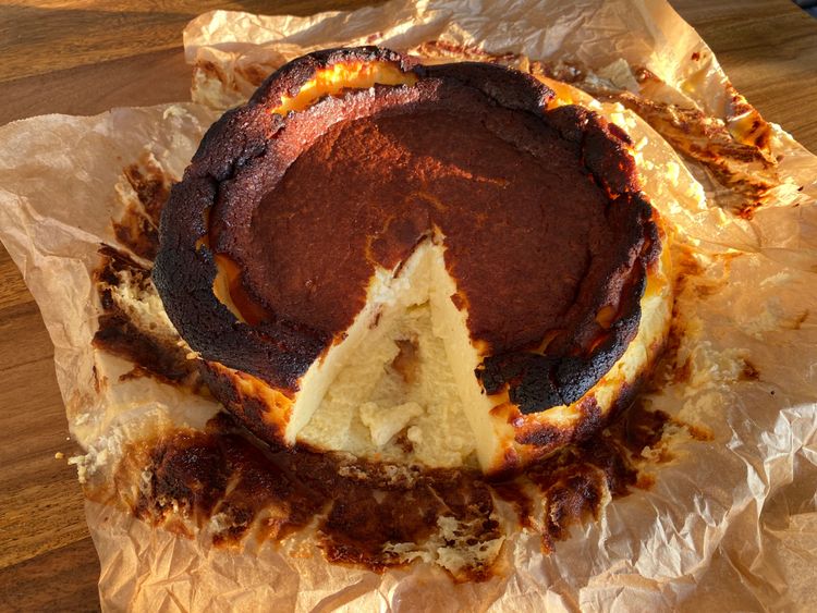 Rezept Burnt Basque Cheesecake San Sebastian Cheesecake
