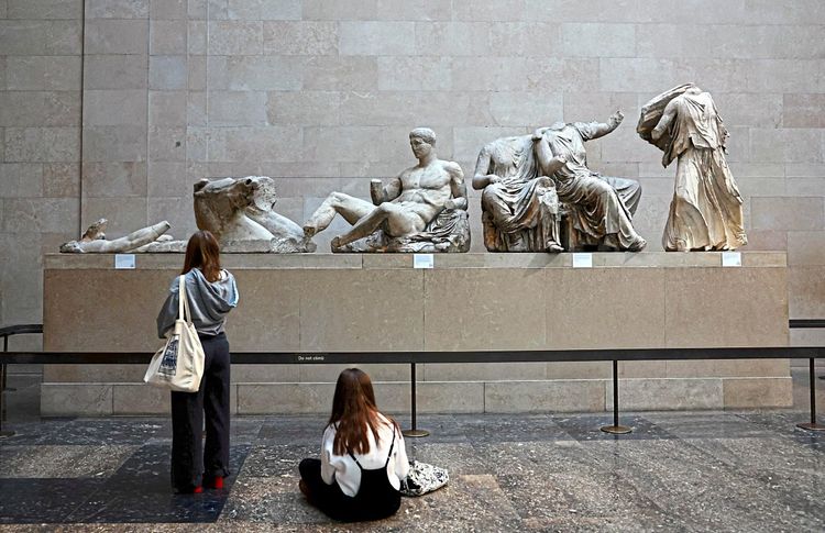 Skulpturen vom Parthenon im British Museum.