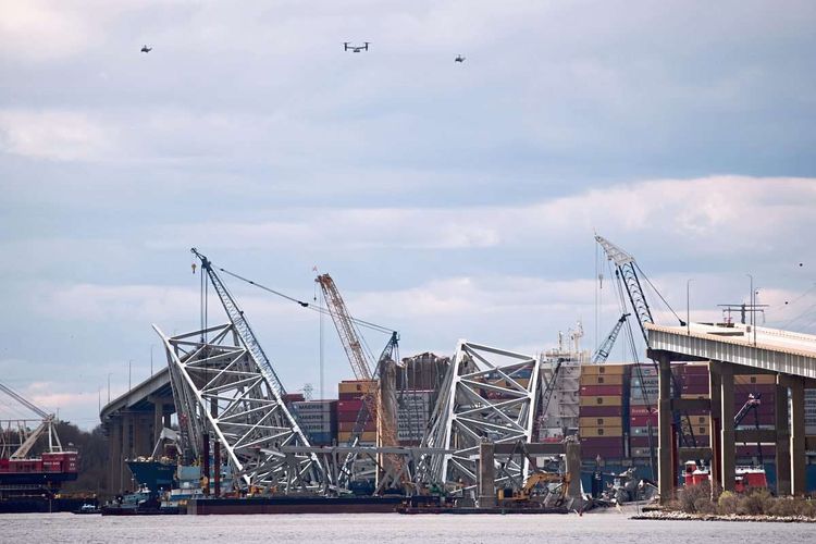 Baltimore eingestürzte Brücke
