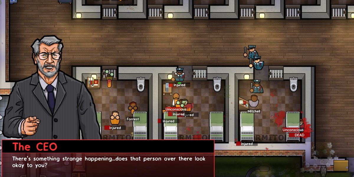 10. "Prison Architect" easter egg: Secret character with blue hair hidden in the game - wide 4