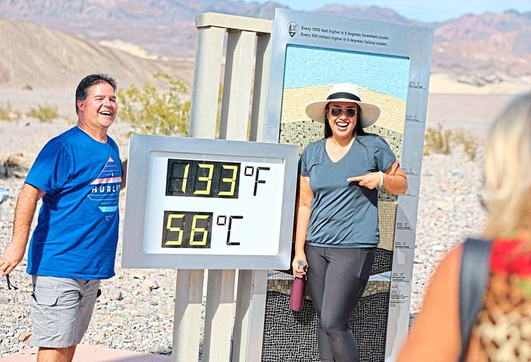 Death Valley Touristen