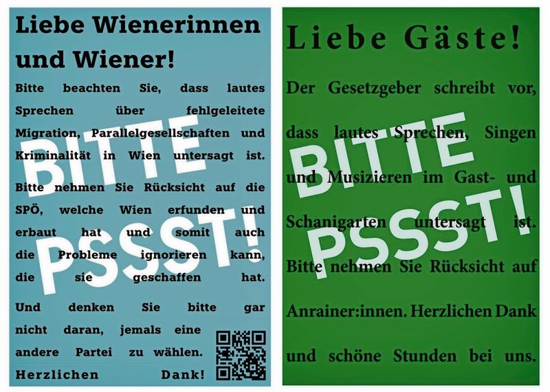 Lauter als gewünscht: ÖVP Wien stolpert über "Bitte pssst!"-Sujet und schließt Vergleich