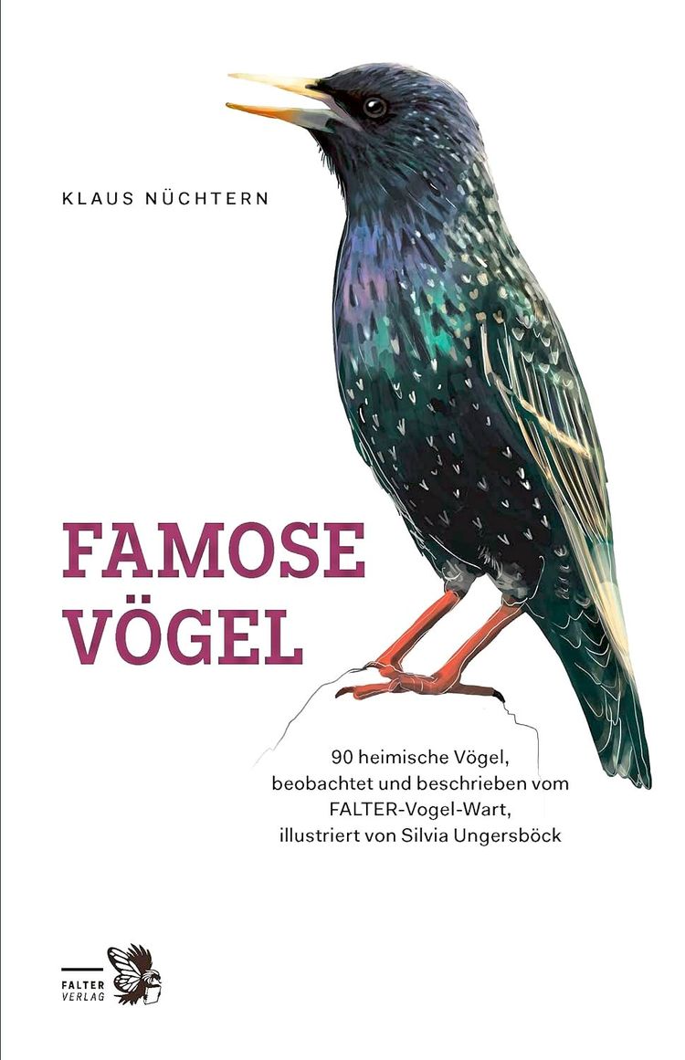 Buchcover: Klaus Nüchtern, Famose Vögel, Falter Verlag