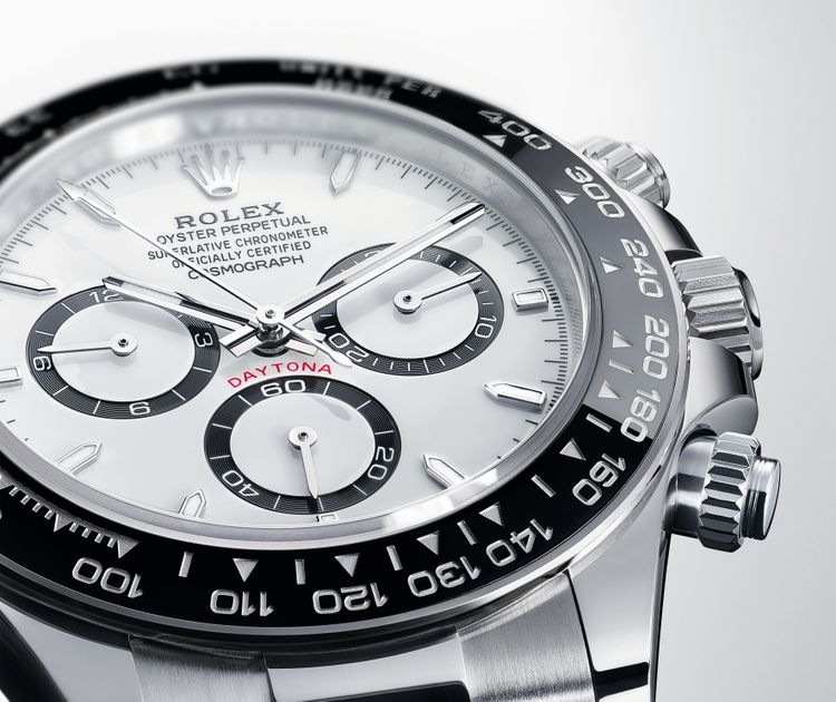 Oyster Cosmograph Daytona von Rolex: eines der begehrtesten Uhrenmodelle der Welt. Die aktuelle Edelstahl-Version kostet neu 14.950 Euro.