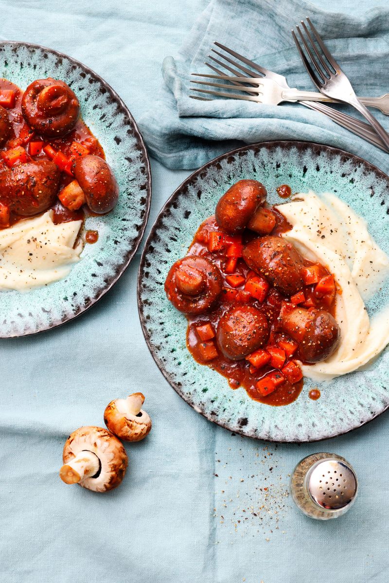 Vegane Neuheiten und ein Rezept für Pilz-Bourguignon