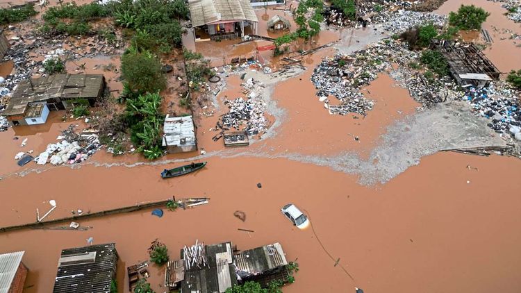 Überflutung in Brasilien
