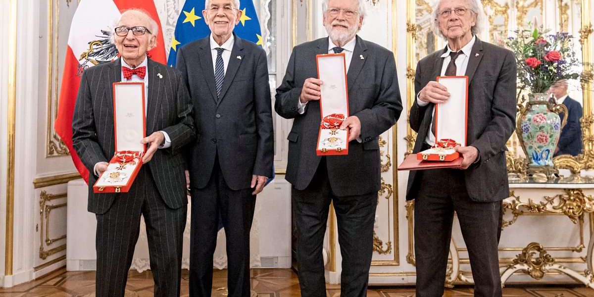 Bundespräsident ehrte Nobelpreisträger Zeilinger, Handke und Kandel