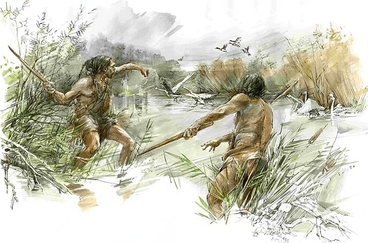Altsteinzeit, Homo heidelbergensis, Jagdwaffen