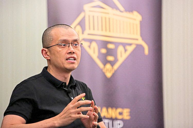 Das Bild zeigt den Gründer und CEO von Binance, Changpeng Zhao