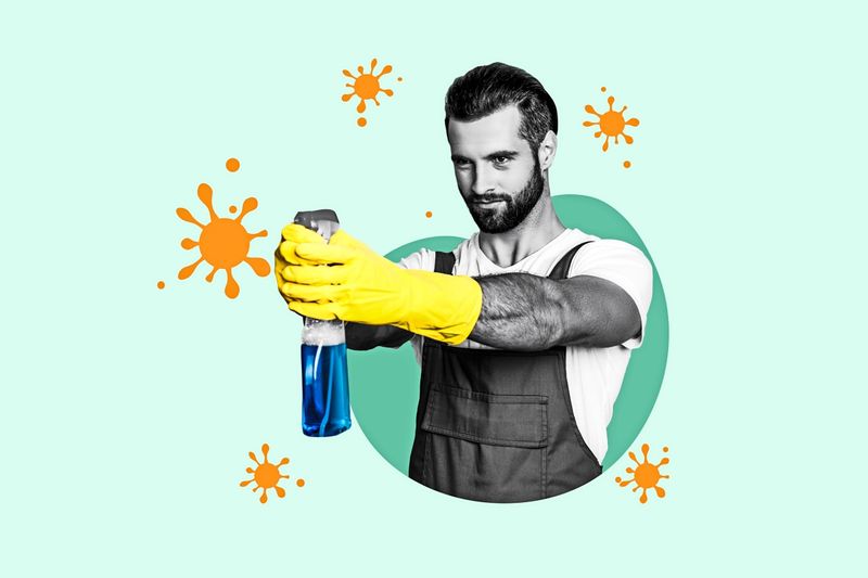 Gott, ist das sexy, wenn mein Mann putzt!