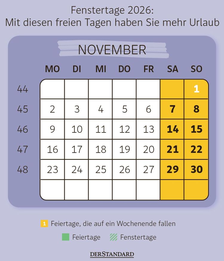 Diese Fenstertage bringen 2026 zehn verlängerte Wochenenden in