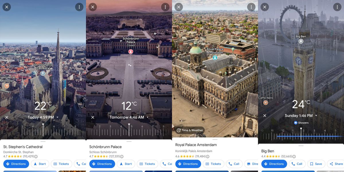 Immersive View: Spektakuläre 3D-Ansicht für Google Maps nun auch in