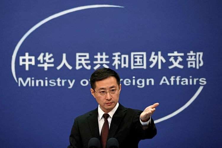 Der Sprecher des chinesischen Außenministeriums Lin Jian.