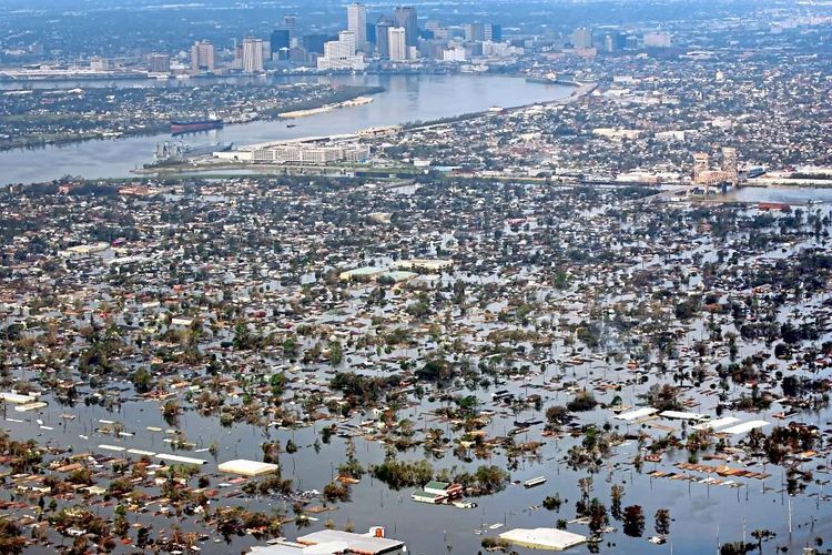 New Orleans, Hurrikan Katrina, Überflutungen