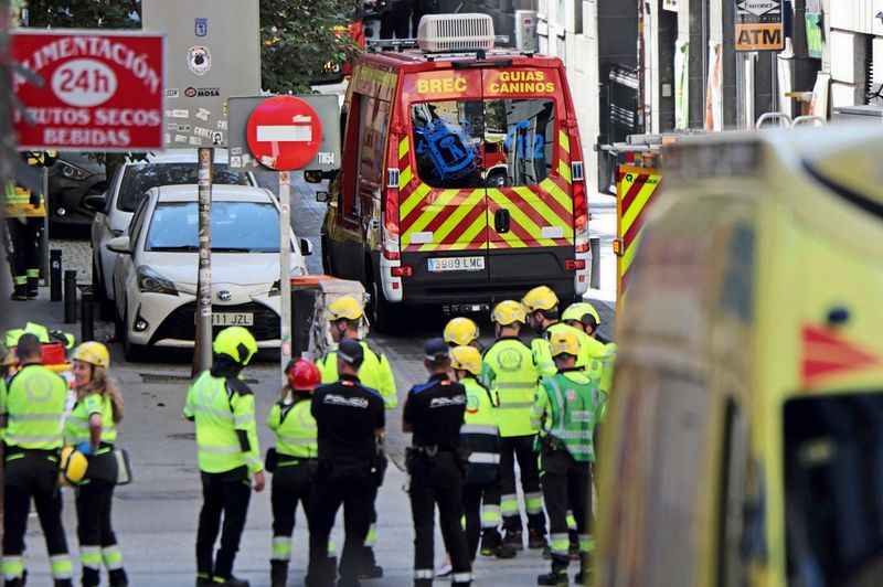 Gebäude im Zentrum von Madrid teilweise eingestürzt, drei Menschen verletzt