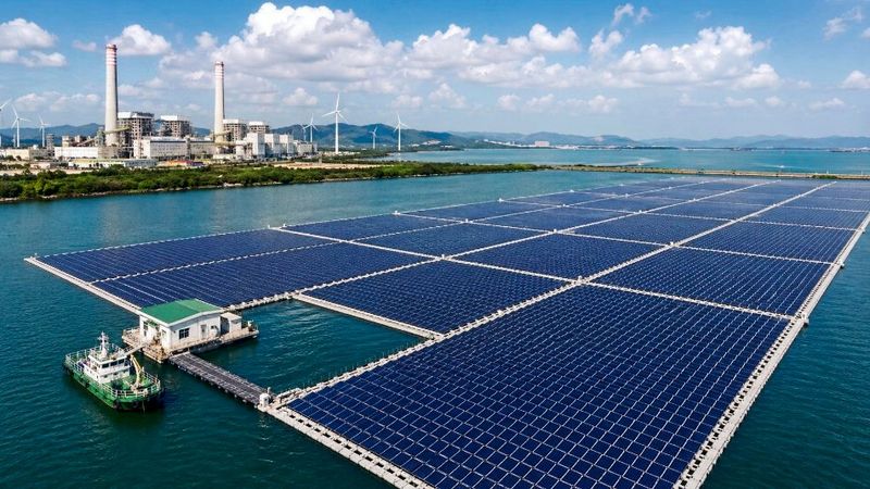 Warum PV-Anlagen zu Wasser besser funktionieren können als an Land