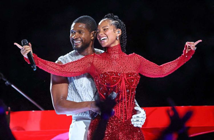 Usher und Alicia Keys.