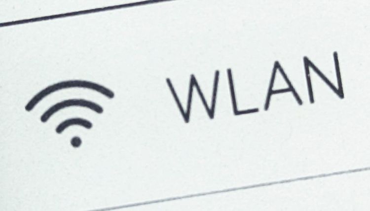 Ein WLAN-Symbol.