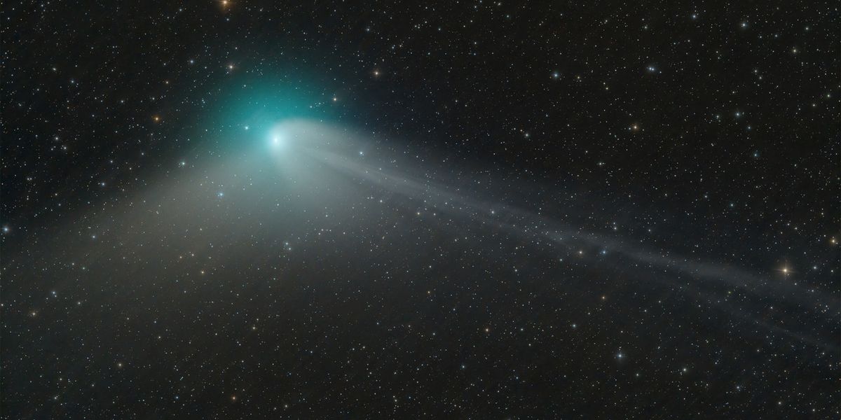 Der grüne Komet zieht heute Nacht an der Erde vorbei
