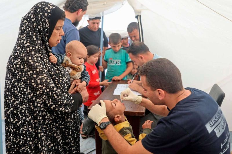 Polio-Impfungen im Gazastreifen für Kinder fortgesetzt