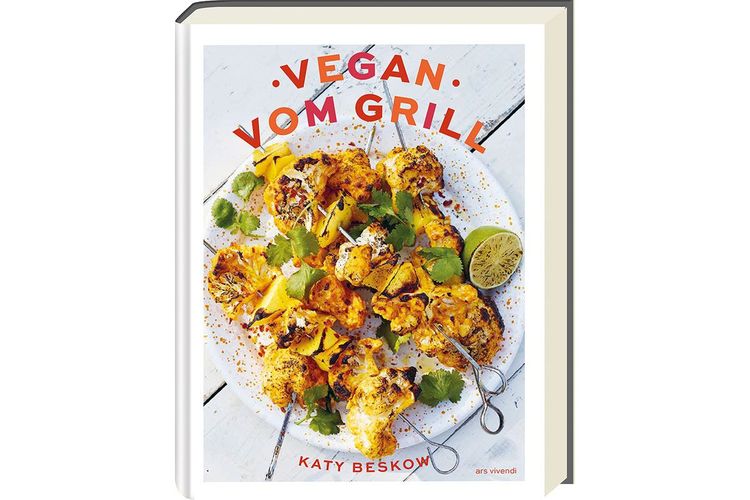 Buchcover Vegan vom Grill von Katy Beskow