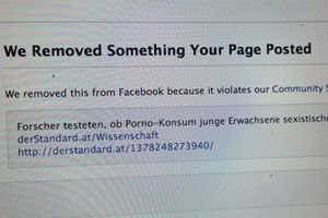 Facebook sperrte derStandard at Admins wegen Porno Titels   Facebook Porn Image