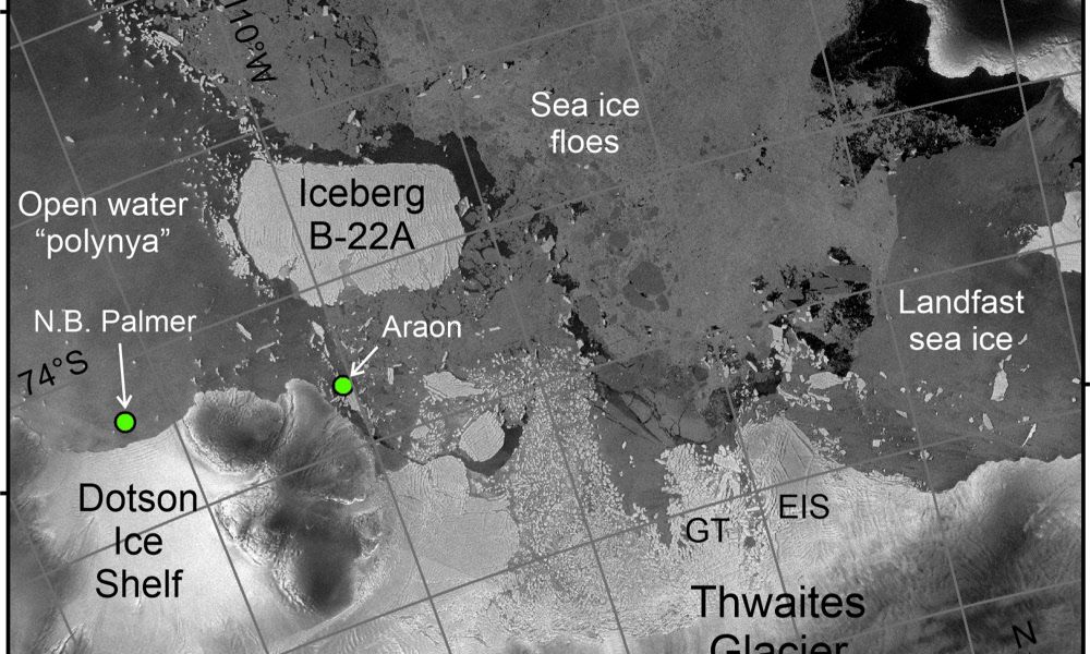 Neue um den ThwaitesGletscher in der Westantarktis TrendRadars