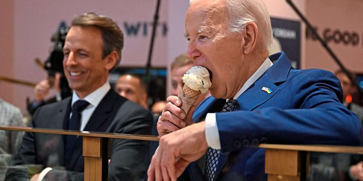 Wie ein Schoko-Minz-Eis Joe Bidens PR-Show durchkreuzte - USA ...