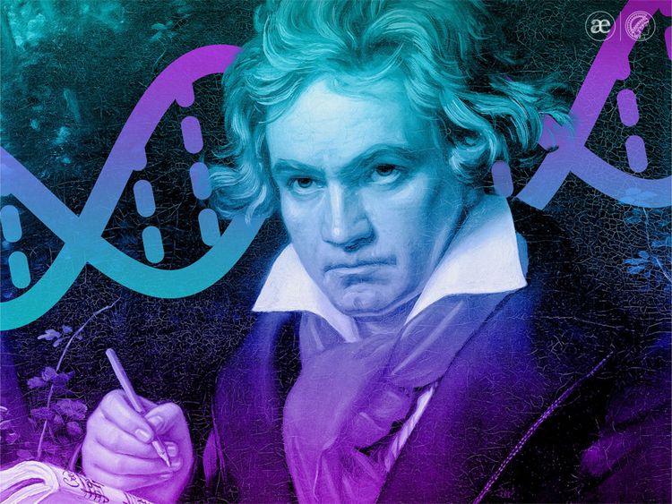 Beethoven DNA Collage