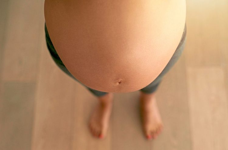 Übergewicht bauch wann schwanger ab Linea nigra:
