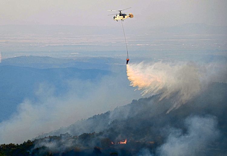 Waldbrände in Griechenland, Feuer in Evros Region
