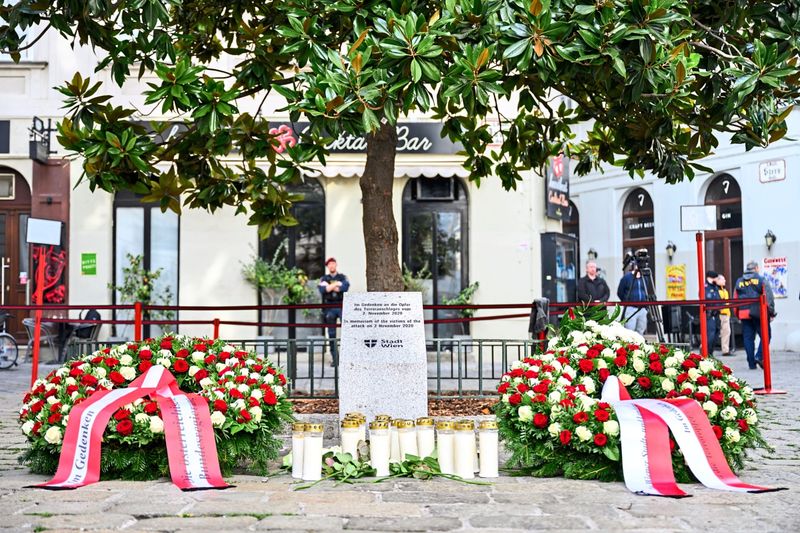 Gedenken zum fünften Jahrestag des Terroranschlags in Wien