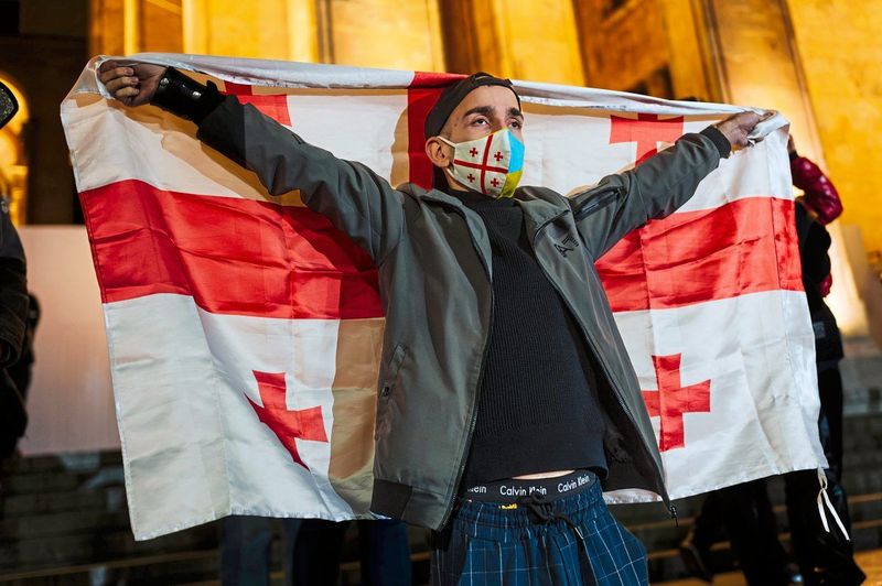 Georgien: Tausende protestierten gegen umstrittenes Wahlergebnis