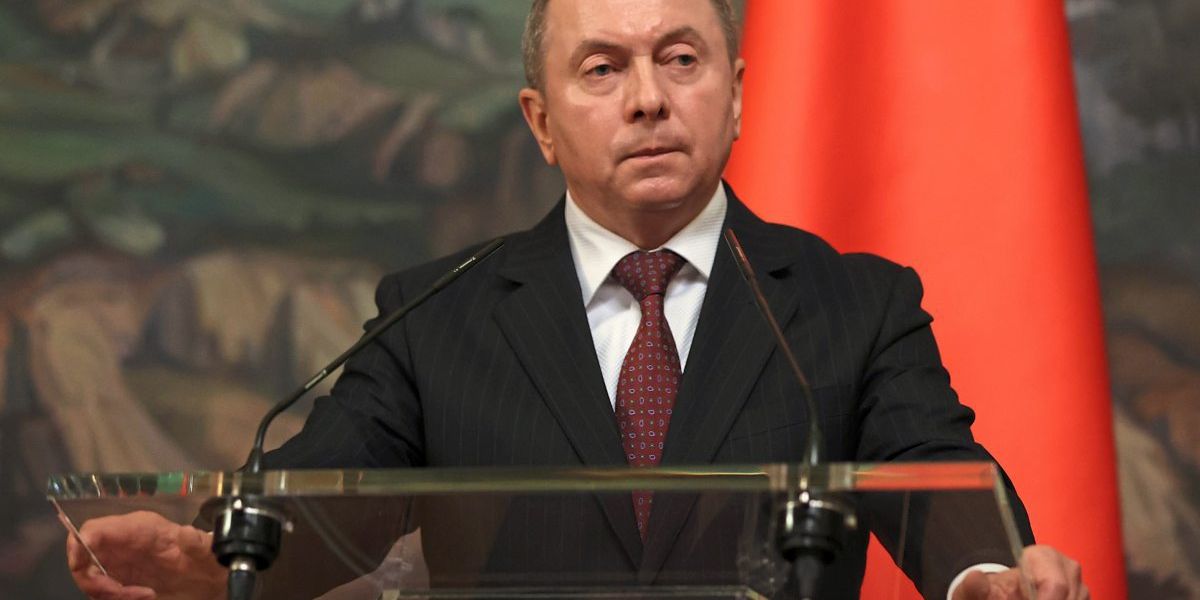 Belarussischer Außenminister Wladimir Makej verstorben