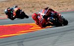 Márquez feiert in Aragón dritten MotoGP-Doppelsieg in Serie In der WM-Wertung verkürzt der Spanier den Abstand auf Landsmann Jorge Martín