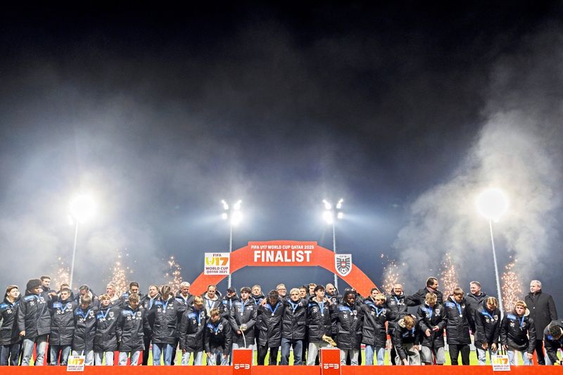 Österreichs U17-Vizeweltmeister mit Ehrung und Party am ÖFB-Campus empfangen