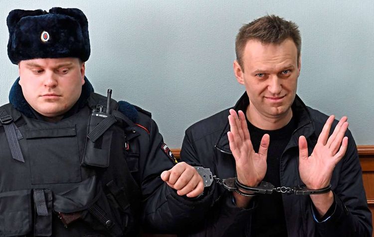 Alexej Nawalny im Jahr 2017 bei einem der zahlreichen Prozesse gegen ihn.