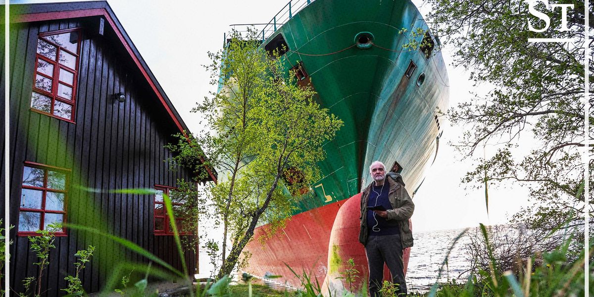 Wie ein Containerschiff in Johan Helbergs Garten kam und wieder