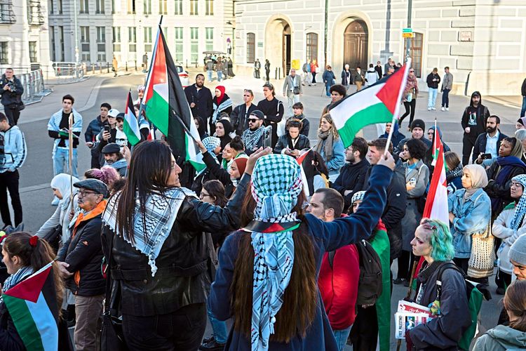 Palästina-Demo in Wien