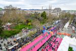 Marathonläufer in Aktion