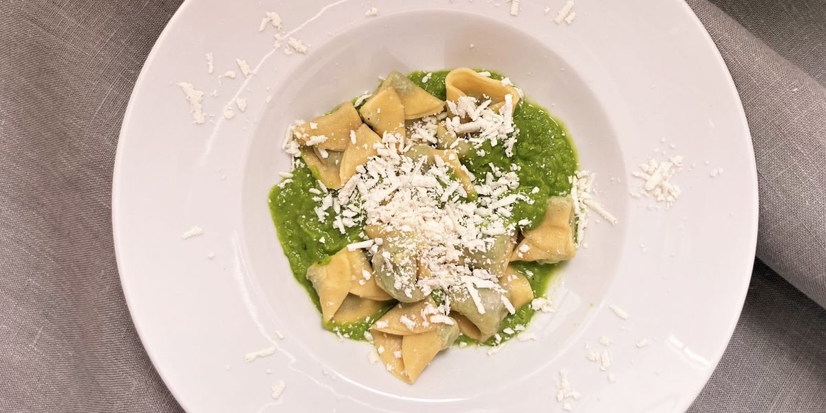 Rezept: Frühlingshafte Erbsen-Minze-Tortellini - Vegetarische Rezepte ...