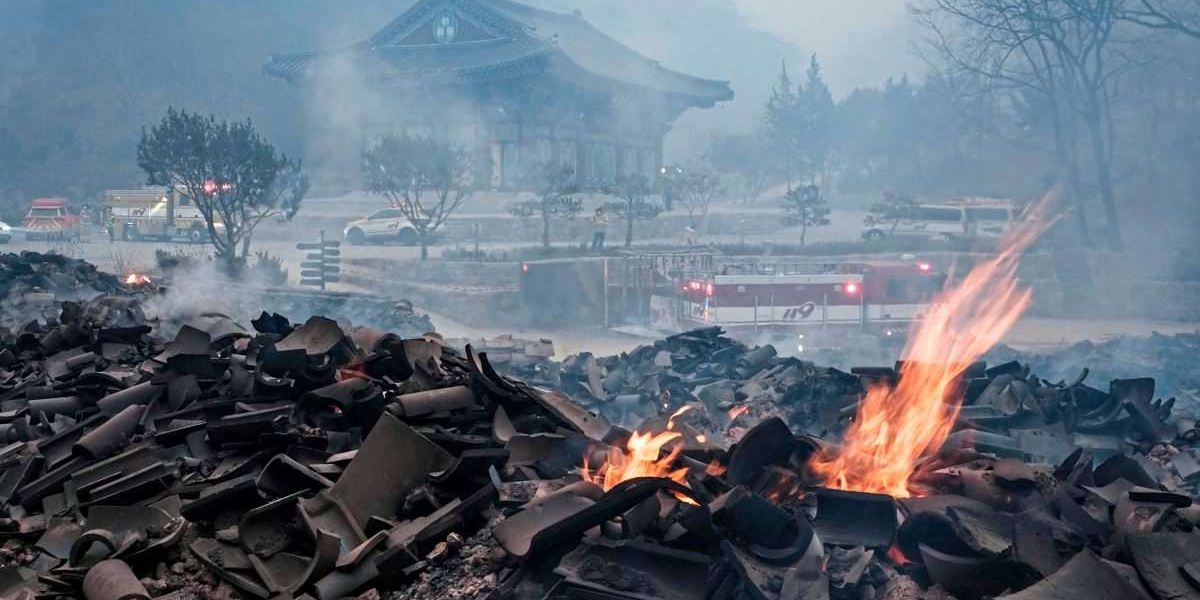 Mindestens 20 Tote bei Waldbränden in Südkorea