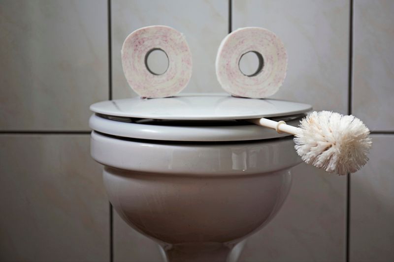 Ratlos vor der Schüssel: Wo ist die Klobürste im Hotel-WC geblieben?